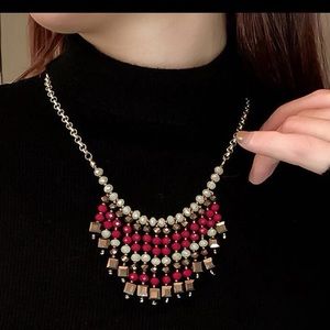 Beaded Bib Necklace